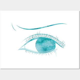 Watercolour eye Posters and Art